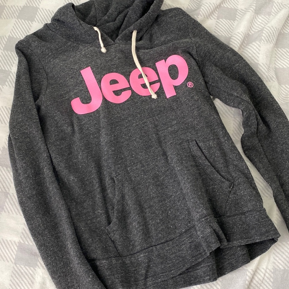 JEEP Hoodie - Pink Lettering